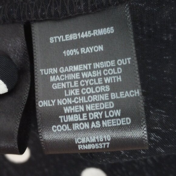 Sanctuary Alma Black & White Polka Dot Boho Blouse - Picture 7 of 7